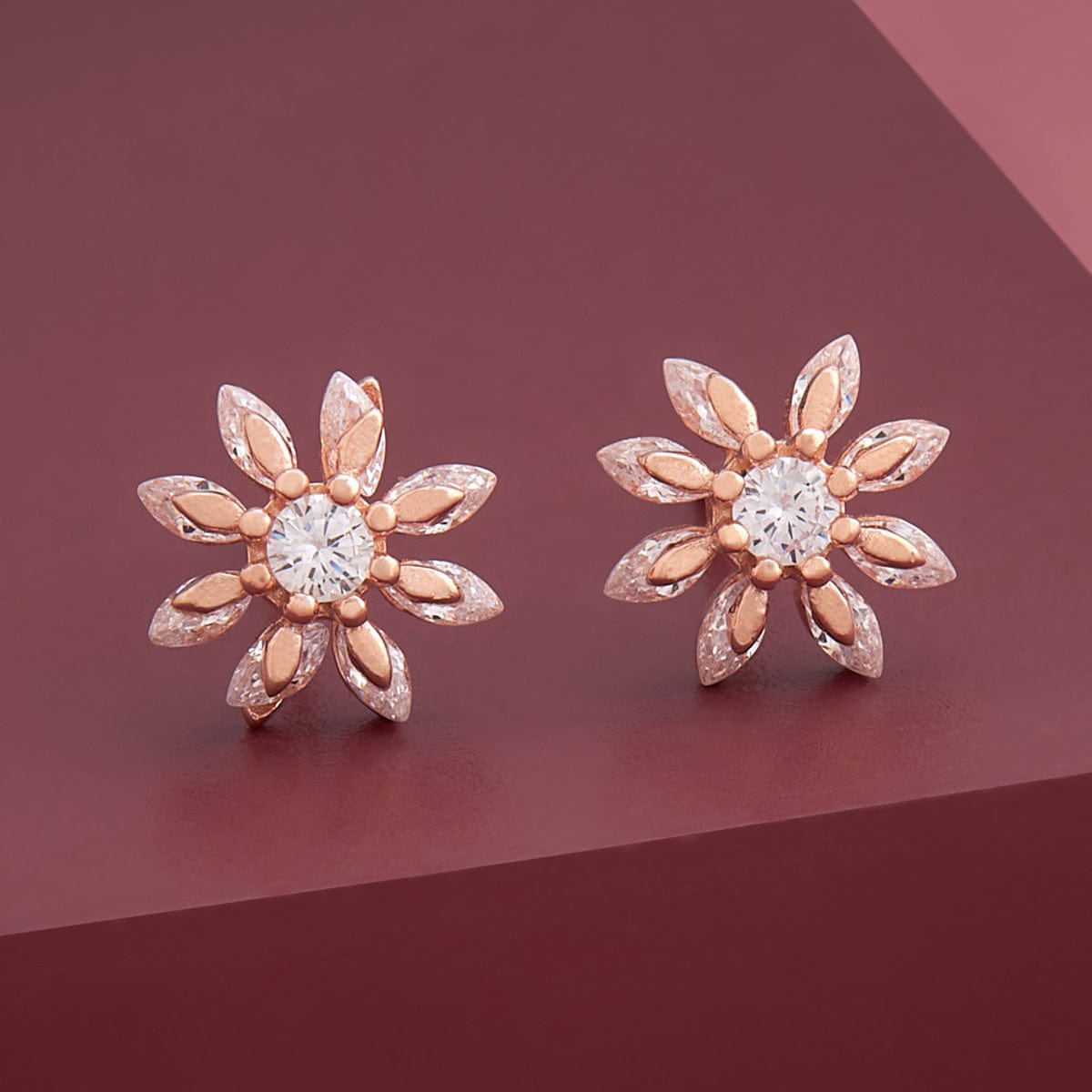 Fashion Jewelry 585 Rose Gold | 585 Rose Gold Earrings Stone - Women Stone  585 Rose - Aliexpress